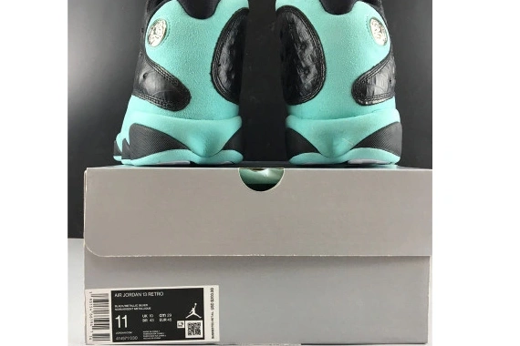 GREEN ISLAND RETRO 414571-030 13 JORDAN BLACK 414571-030 AIR 0109